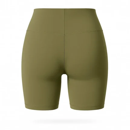 پشت بایکر زنانه نایک سبز زیتونی – کمر پهن و لیفت باسن | اکو اسپرت